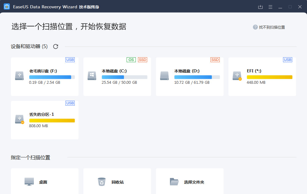 [数据恢复]EaseUS Data Recovery Wizard易我数据恢复软件下载,EaseUS Data Recovery Wizard v13.3.0.0 中文版含注册机