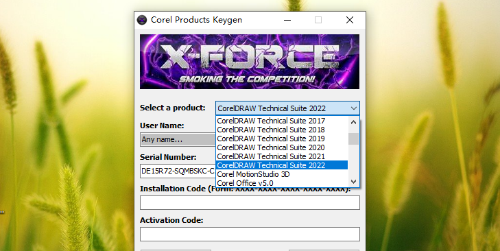 [辅助工具]Corel2023激活工具,Corel CorelDRAW注册机,Corel Products KeyGen 2023 V1 by X-Force KeyGen注册机