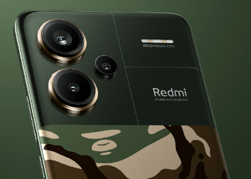 2199元Redmi Note 13 Pro+ AAPE潮流限量版发布：抢眼的绿色迷彩
