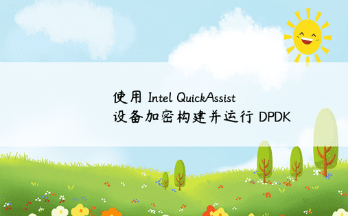 使用 Intel QuickAssist 设备加密构建并运行 DPDK