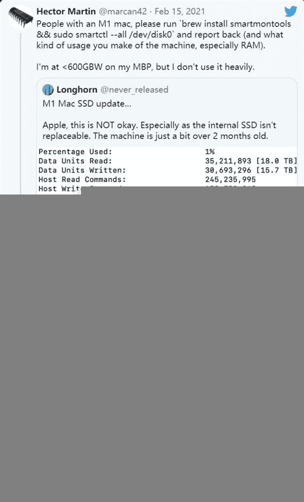 新MacOS修复M1机型SSD过度磨损问题