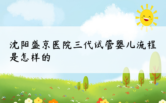 沈阳盛京医院三代试管婴儿流程是怎样的